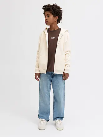 JACK & JONES | Jungen Sweatjacke JORBEDFORD | creme